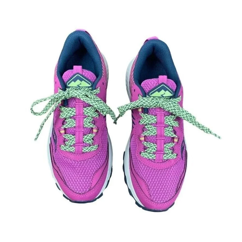 Saucony Excursion TR 15‎ Purple Hiking Sneakers Mesh Upper Cushioned Comfort 7.5